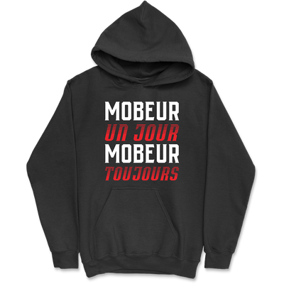 Sweat à capuche homme mobeur toujours