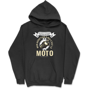 Sweat à capuche homme mon addiction la moto