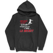 Sweat à capuche homme mon addiction le basket