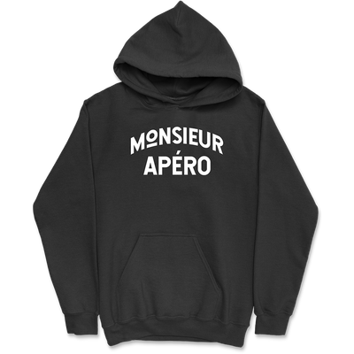 Sweat à capuche homme monsieur apéro