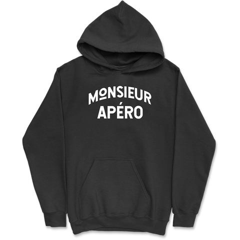 Sweat à capuche homme monsieur apéro