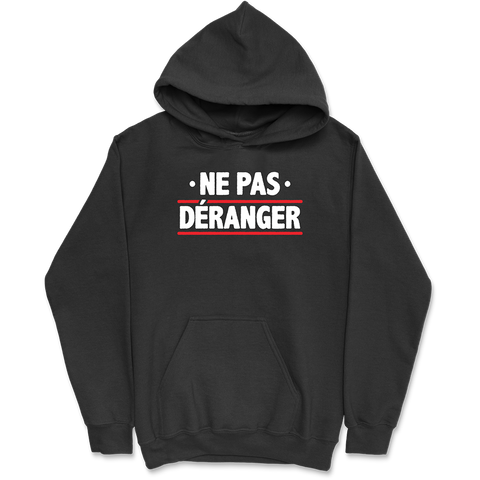 Sweat à capuche homme ne me déranger pas
