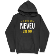 Sweat à capuche homme neveu en or 2