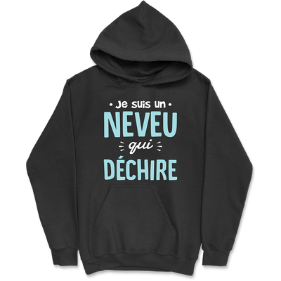 Sweat à capuche homme neveu qui déchire