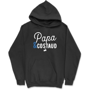 Sweat à capuche homme papa & costaud