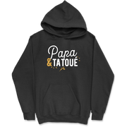 Sweat à capuche homme papa & tatoué