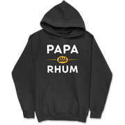 Sweat à capuche homme papa au rhum