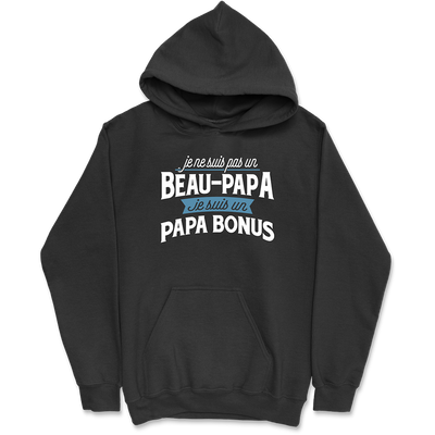 Sweat à capuche homme papa bonus beau papa