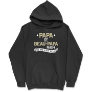 Sweat à capuche homme papa et beau papa