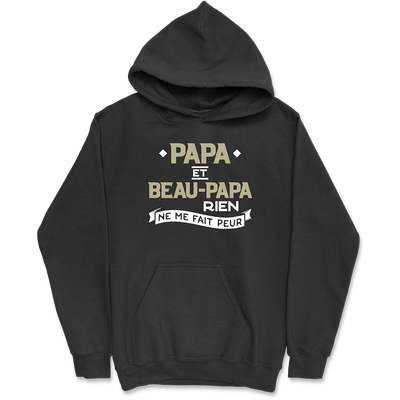 Sweat à capuche homme papa et beau papa