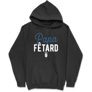 Sweat à capuche homme papa fêtard