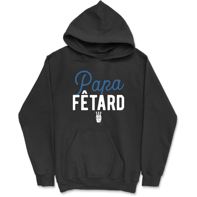 Sweat à capuche homme papa fêtard