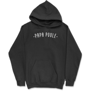 Sweat à capuche homme papa poule