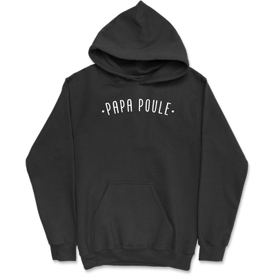 Sweat à capuche homme papa poule