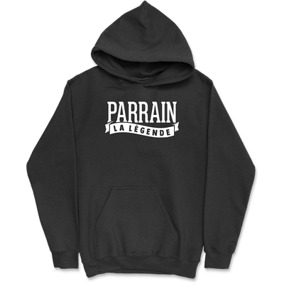 Sweat à capuche homme parrain la légende