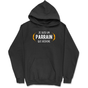 Sweat à capuche homme parrain qui déchire