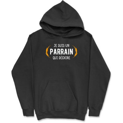Sweat à capuche homme parrain qui déchire