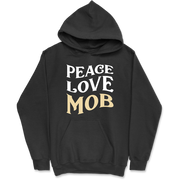 Sweat à capuche homme peace love mob