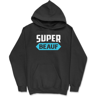 Sweat à capuche homme super beauf