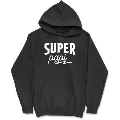 Sweat à capuche homme super papi 2