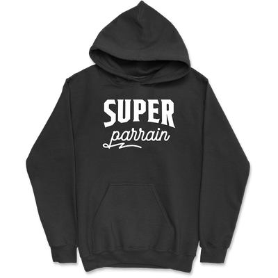 Sweat à capuche homme super parrain