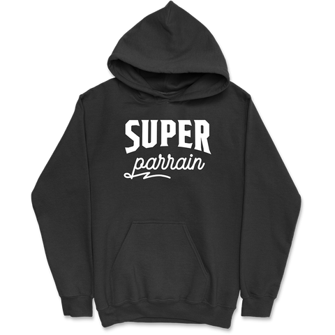 Sweat à capuche homme super parrain