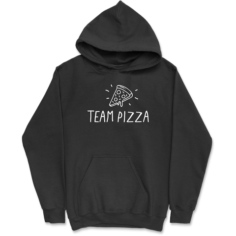 Sweat à capuche homme team pizza