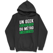 Sweat à capuche homme un geek libère la ram