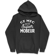 Sweat à capuche homme un super mobeur