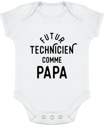 Body bébé Futur technicien comme papa