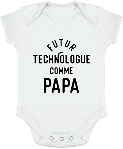 Body bébé Futur technologue comme papa