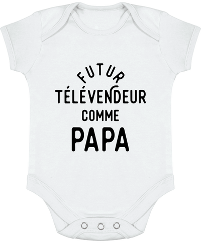 Body bébé Futur télévendeur comme papa