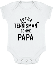 Body bébé Futur tennisman comme papa