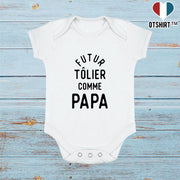Body bébé Futur tôlier comme papa