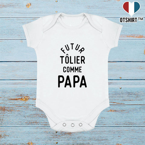 Body bébé Futur tôlier comme papa