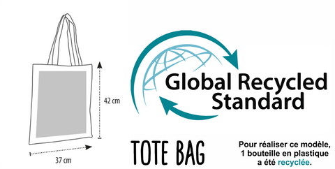 Tote bag coton recyclé un super beauf