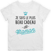 T shirt enfant Le plus beau cadeau de maman