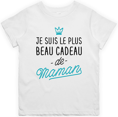 T shirt enfant Le plus beau cadeau de maman