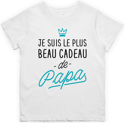 T shirt enfant Le plus beau cadeau de papa