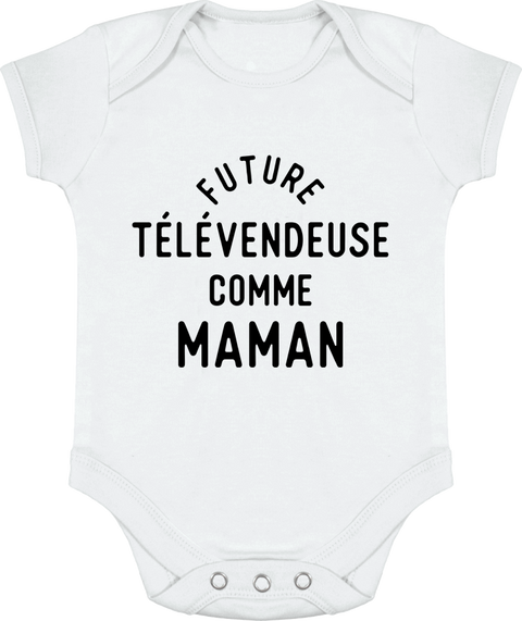 Body bébé Future télévendeuse comme maman