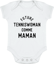 Body bébé Future tenniswoman comme maman