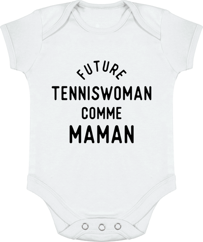 Body bébé Future tenniswoman comme maman