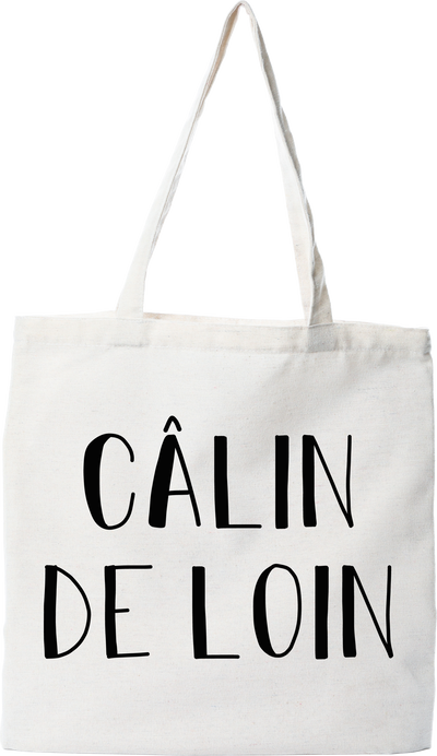 Tote bag coton recyclé Calin de loin