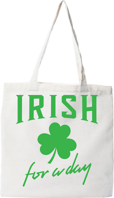 Tote bag coton recyclé Irish for a day