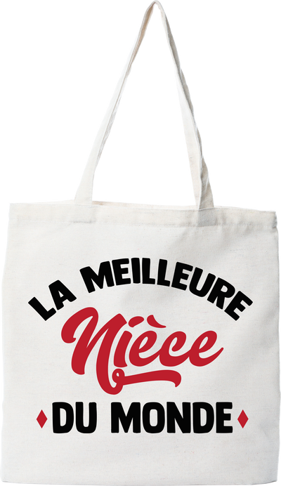 Tote bag coton recyclé La meilleure nièce du monde