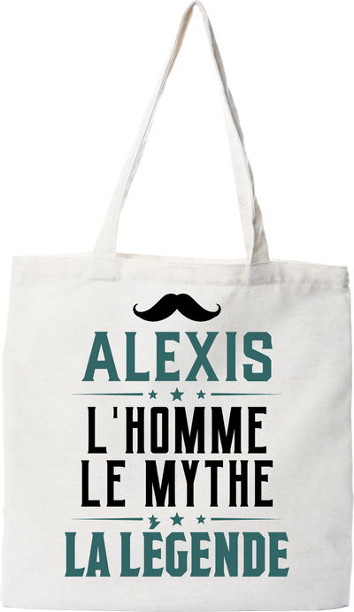 Tote bag coton recyclé alexis l'homme le mythe la légende