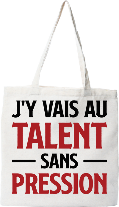 Tote bag coton recyclé au talent