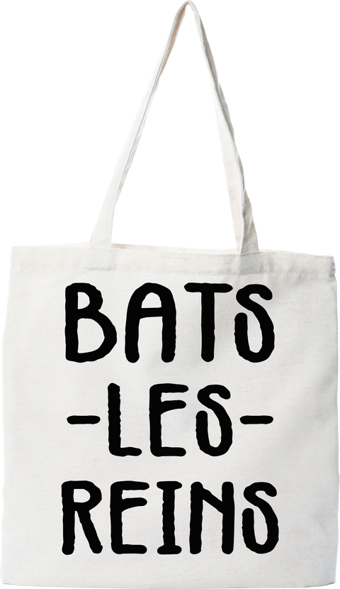 Tote bag coton recyclé bats les reins