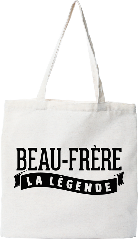 Tote bag coton recyclé beau-frère la légende