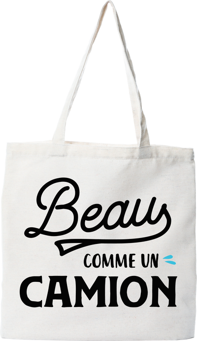 Tote bag coton recyclé beau comme un camion